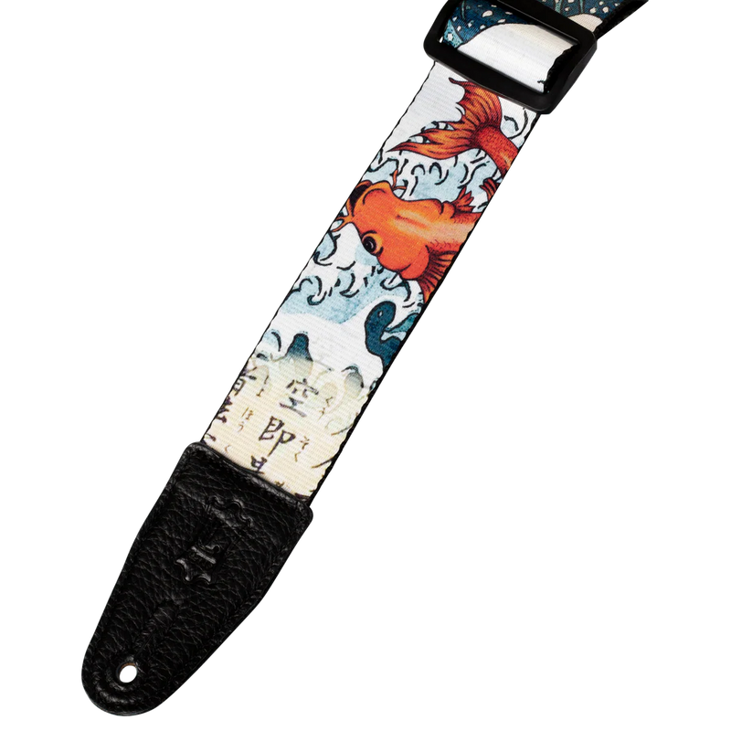 Levys MPD2 Polyester Guitar Strap - Koi Fish