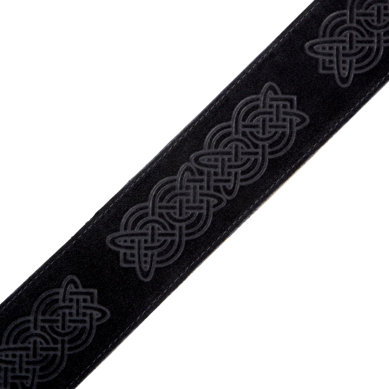 Levys Suede Guitar Strap - Black