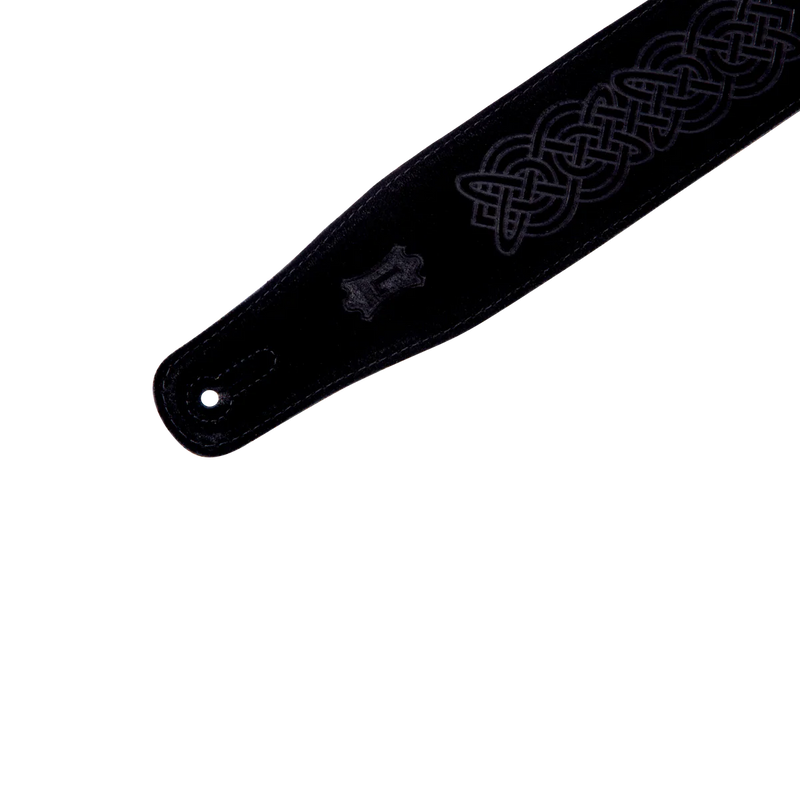 Levys Suede Guitar Strap - Black