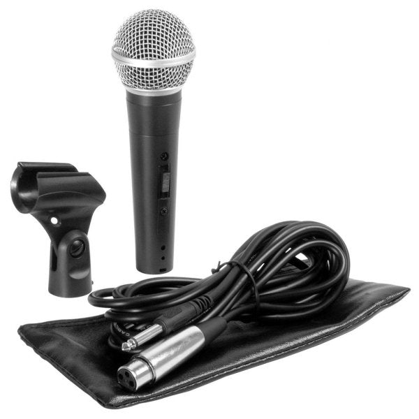 On Stage MS7500 Mic Stand Pack (mic, stand, clip, cable)