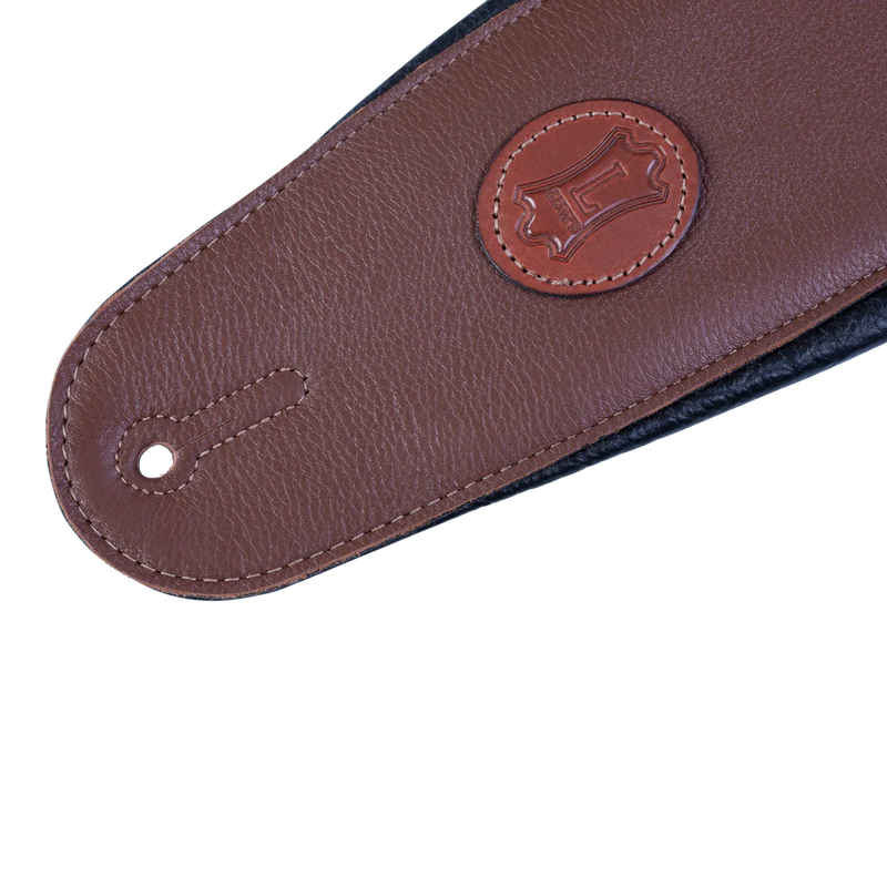 Levy's 4.5" Garment Leather w/ Heavy Padding Bass Strap - Brown