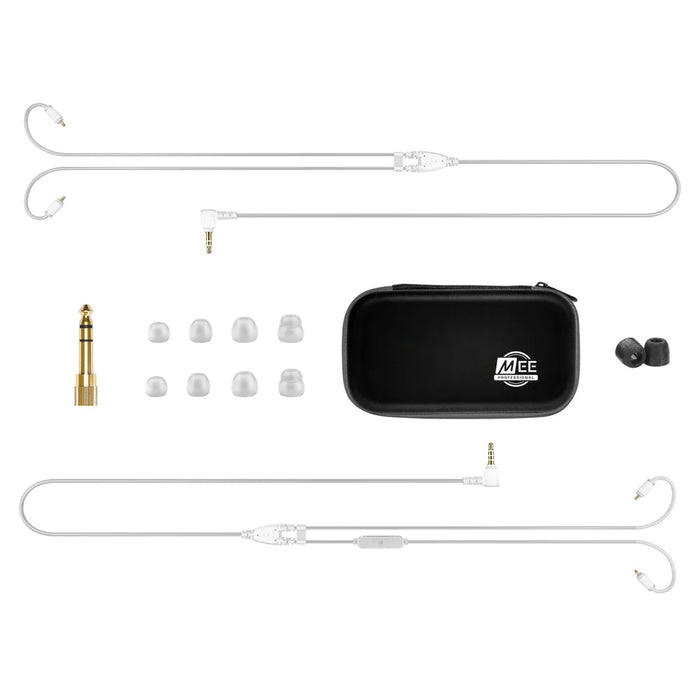 MEE Audio MX4 Pro In-Ear Monitors - Clear