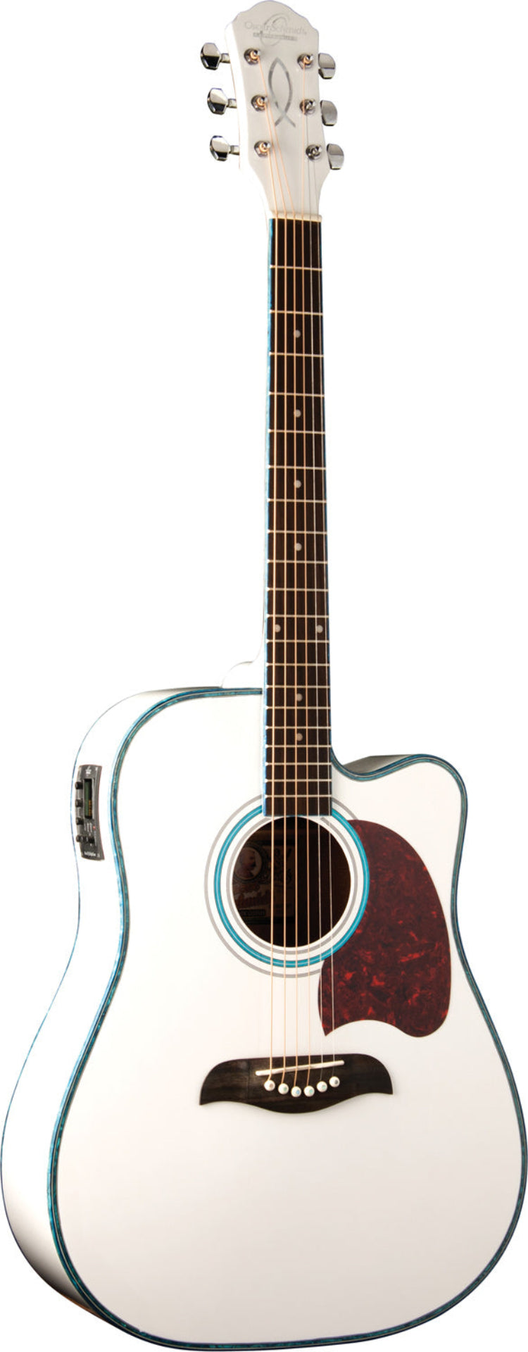 Oscar Schmidt OG2CE Dreadnought - White
