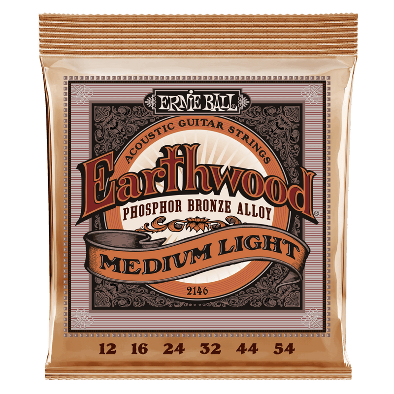 Ernie Ball Strings Earthwood Phosphor Bronze Medium Light