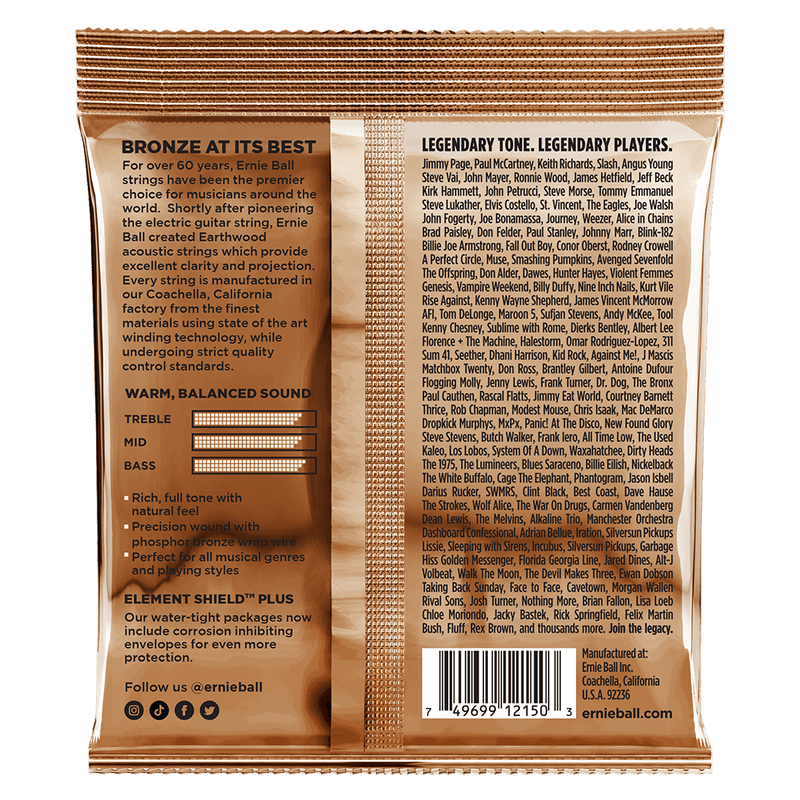 Ernie Ball Earthwood Phosphor Bronze Extra Light .10