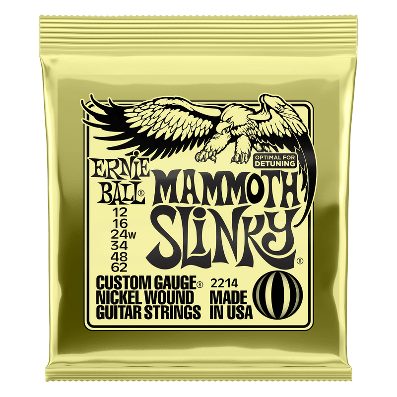 Ernie Ball Slinky Nickel Wound Electric Guitar Strings - .012-.062 Mammoth Slinky