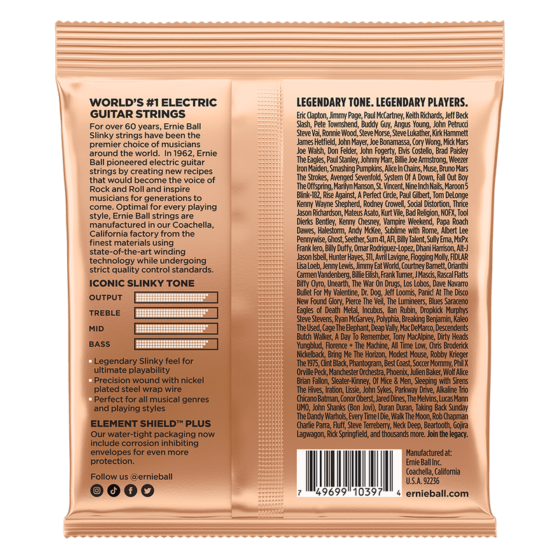 Ernie Ball Strings Turbo Slinky 9.5 - 45