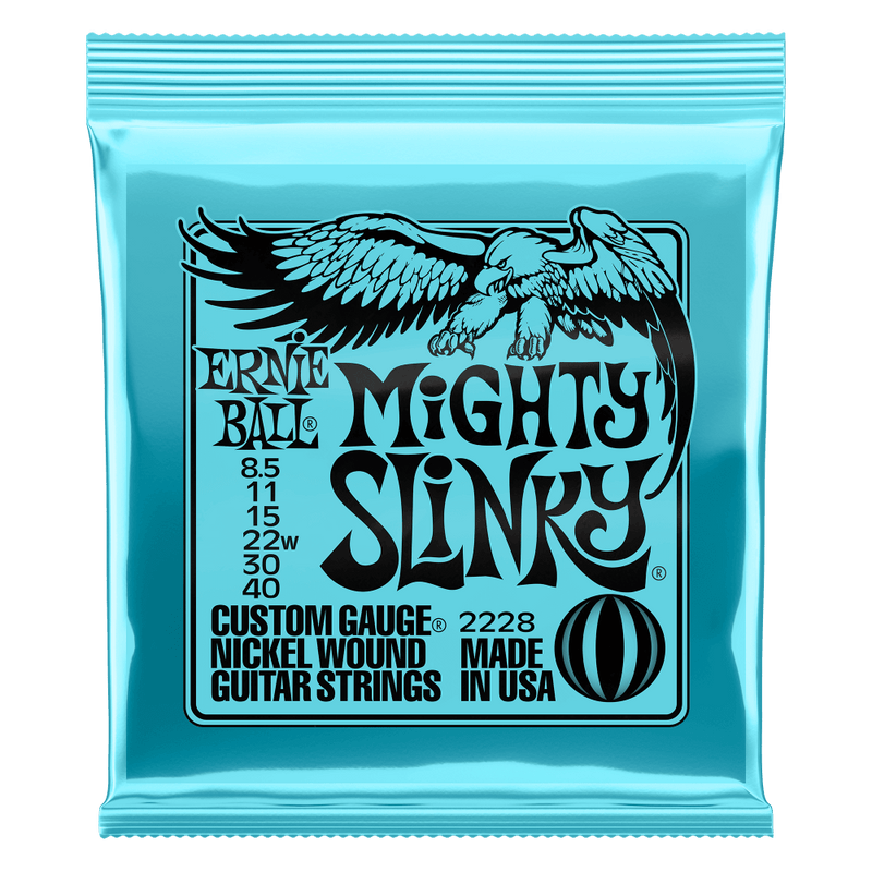 Ernie Ball Strings Mighty Slinky Elec Gtr 8.5 - .40