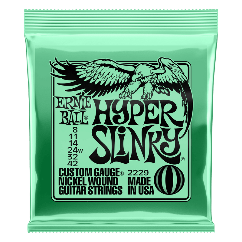 Ernie Ball Strings Hyper Slinky Nickel Wound .08 - .42