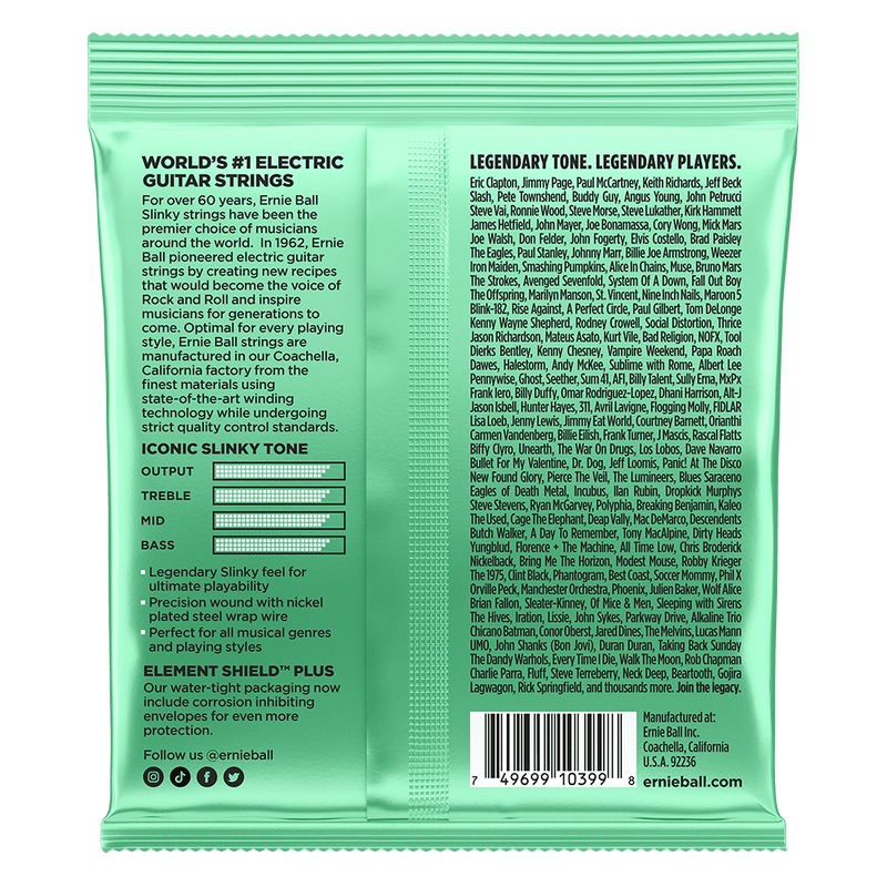 Ernie Ball Strings Hyper Slinky Nickel Wound .08 - .42