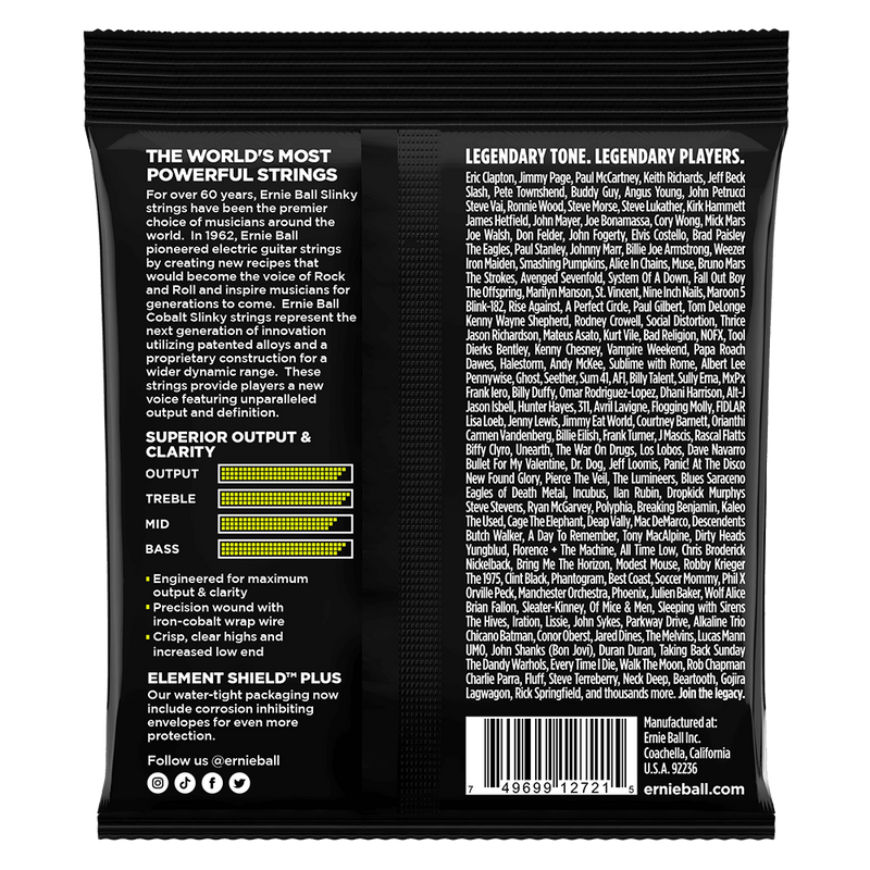 Ernie Ball Strings Cobalt Regular Slinky .010
