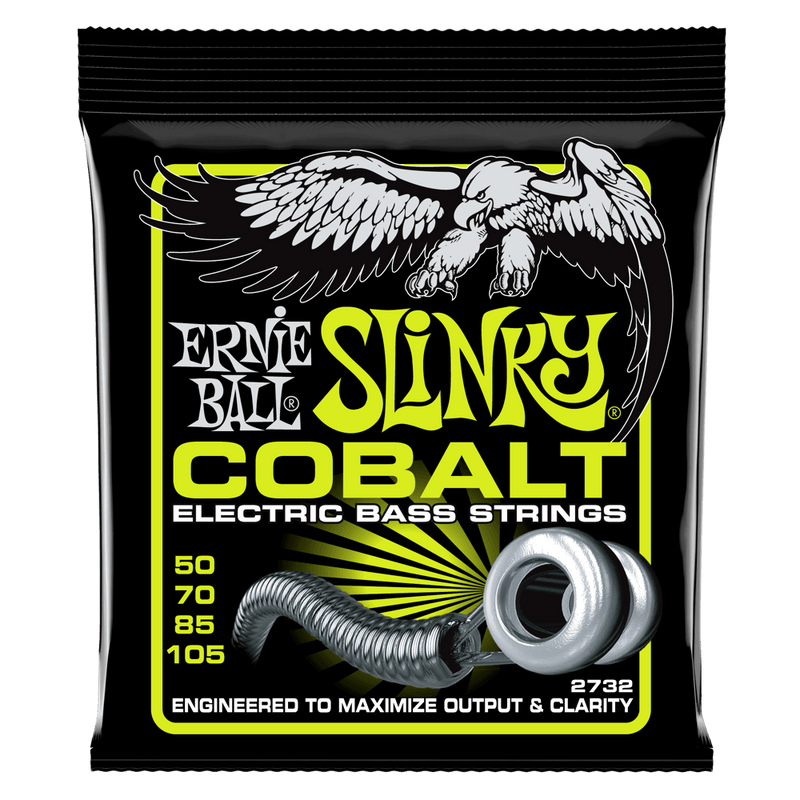 Ernie Ball Regular Slinky Cobalt Electric Bass Strings - .050-.105