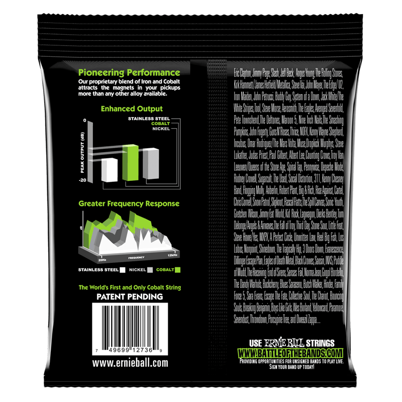 Ernie Ball Regular Slinky Cobalt Electric Bass Strings - .045-.130 5-string