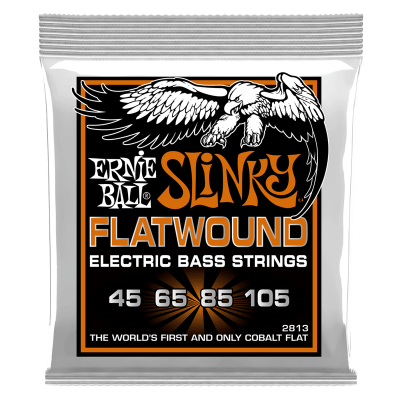 Ernie Ball Strings Slinky Flatwound 45-105