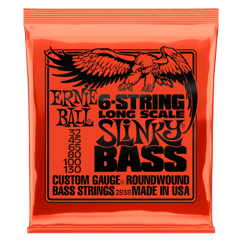 Ernie Ball Strings 6-String Slinky Bass .032