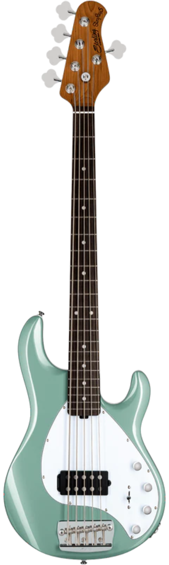Sterling By Music Man StingRay RAY35 5-string Bass - Dorado Green