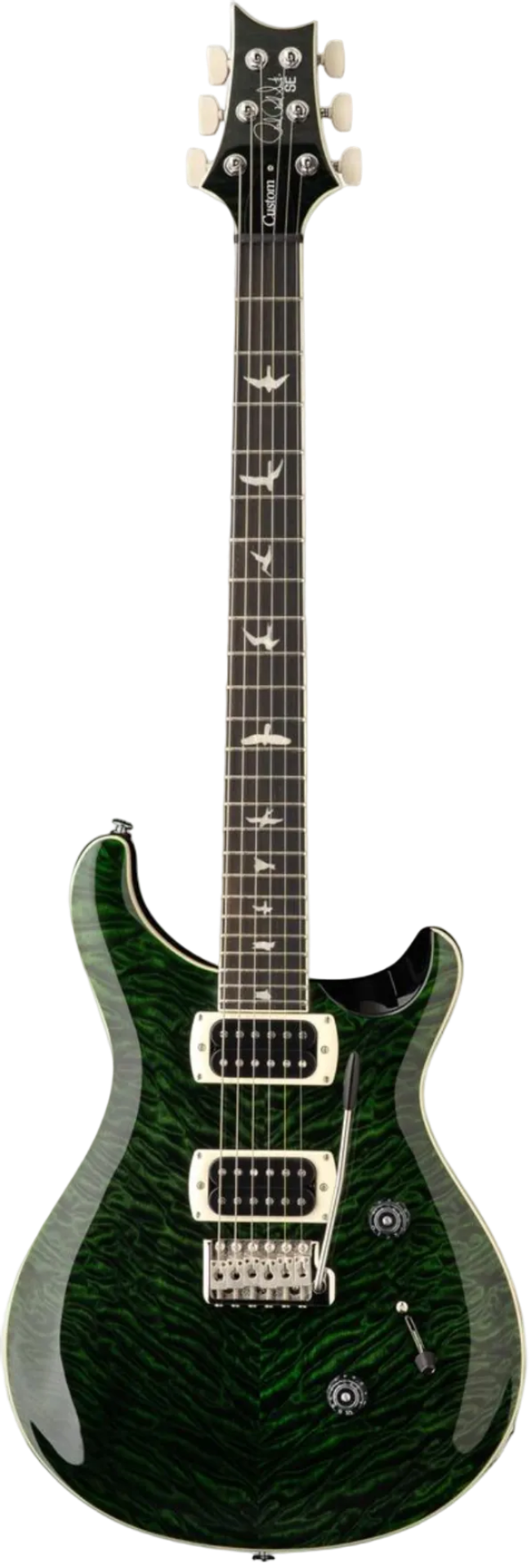 PRS SE Custom 24 Quilt - Teal Black