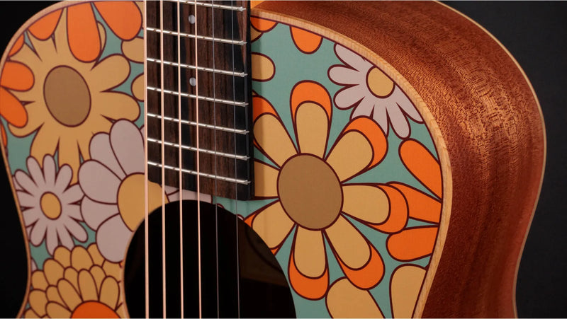 Taylor GS Mini-e Special Edition - Floral Blue