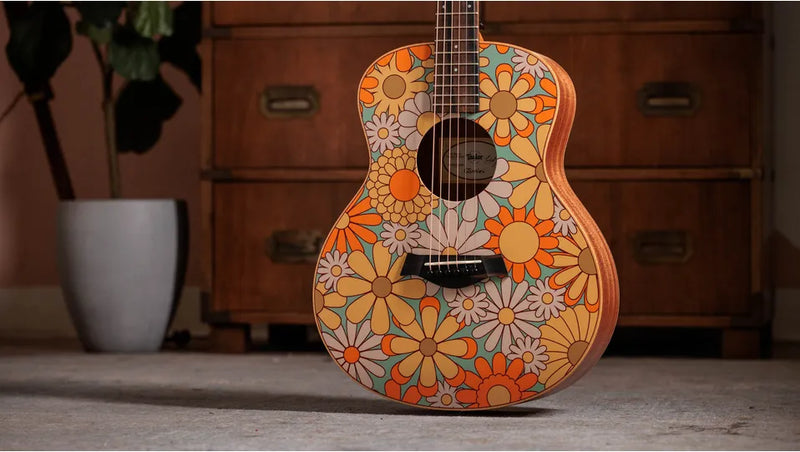 Taylor GS Mini-e Special Edition - Floral Blue