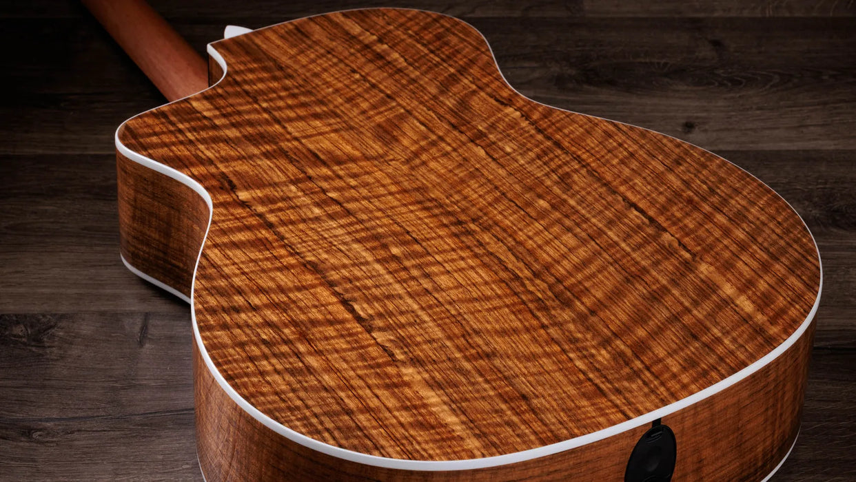 Taylor 214ce DLX Figured Ovangkol Sunset Blvd - Natural