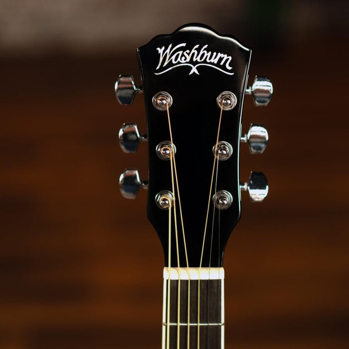 Washburn WA90CETBBPACK Learn & Play Pack - Transparent Black Burst