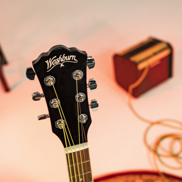 Washburn WA90CEVSB Dreadnought Acoustic Electric - Tobacco Burst