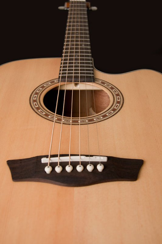 Washburn D7SCE Dreadnought Acoustic Electric Guitar - Natural
