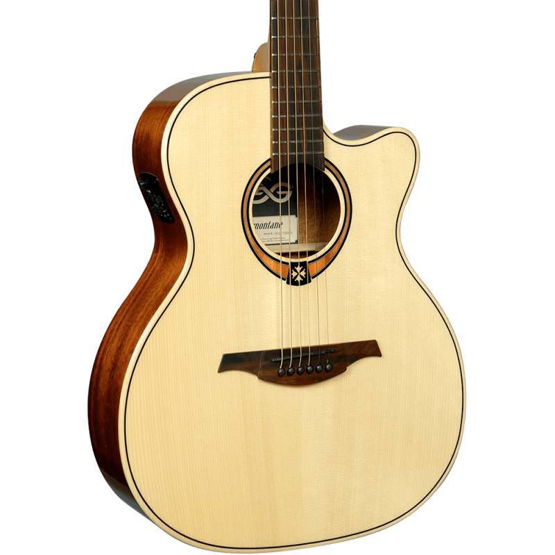 LAG Guitars Tramontane 88 Auditorium Cutaway A/E - Natural