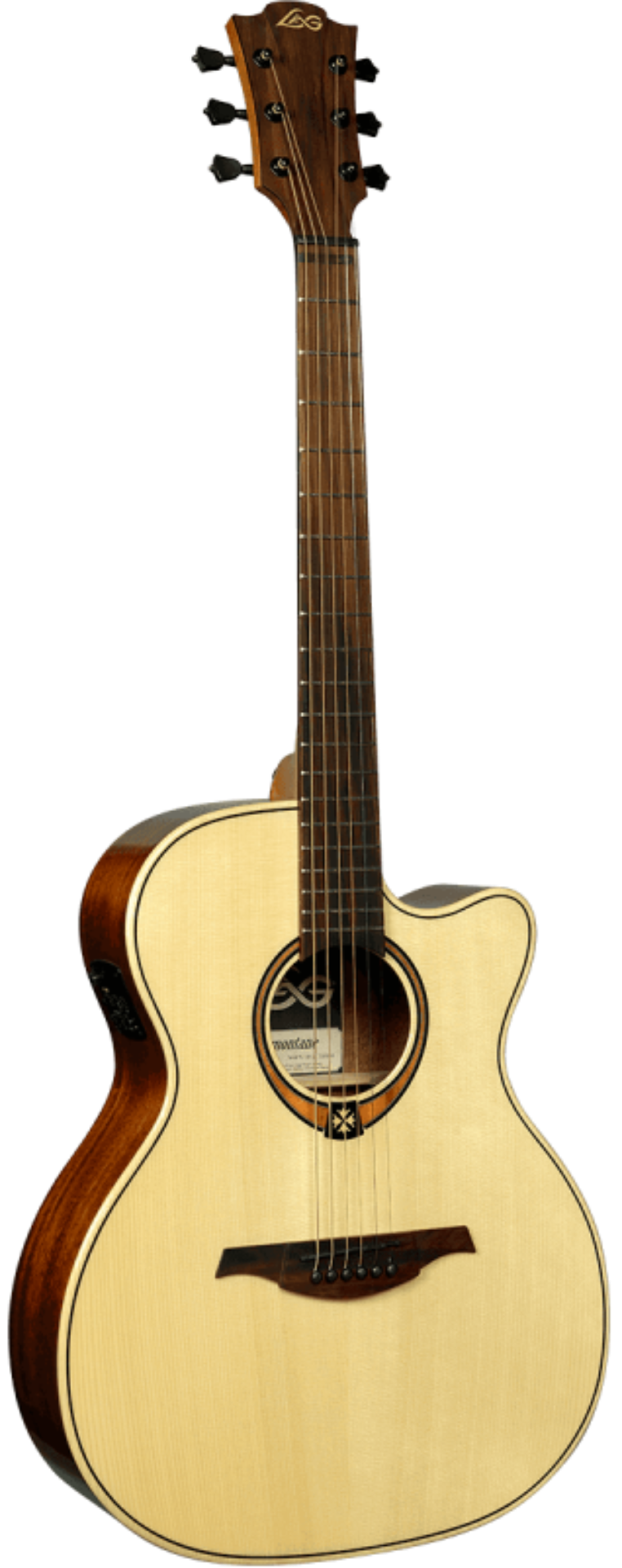 LAG Guitars Tramontane 88 Auditorium Cutaway A/E - Natural