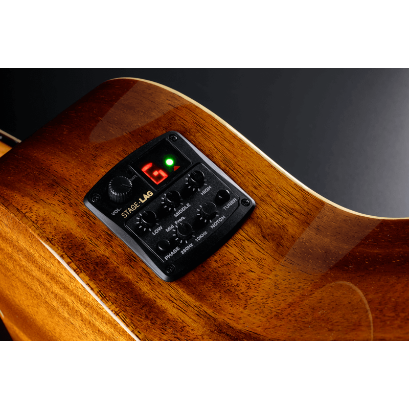 LAG Guitars Tramontane 88 Auditorium Cutaway A/E - Natural