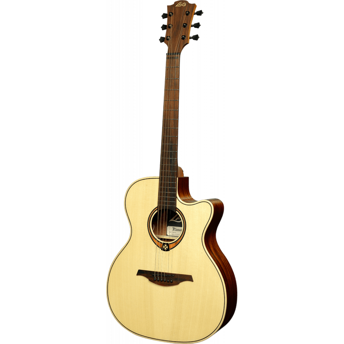 LAG Guitars Tramontane 88 Auditorium Cutaway A/E - Natural