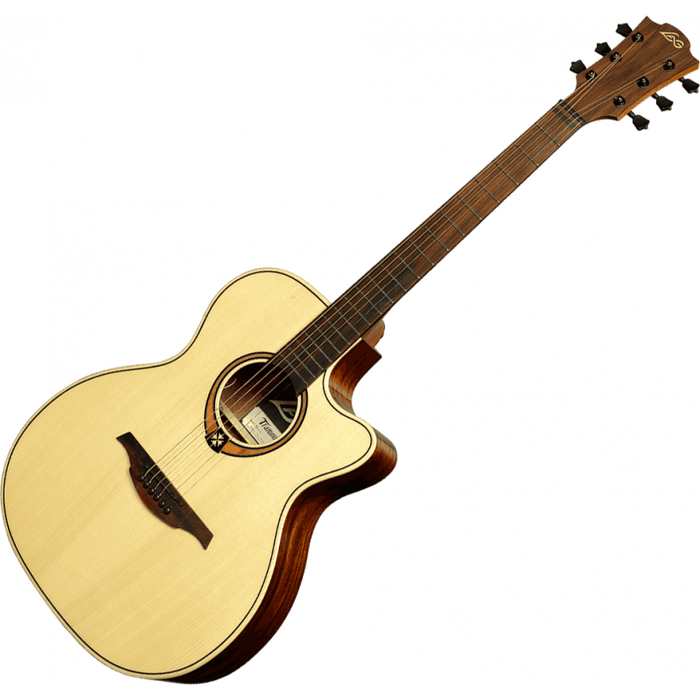 LAG Guitars Tramontane 88 Auditorium Cutaway A/E - Natural