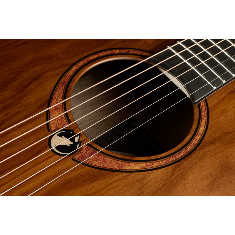 LAG Guitars Sauvage Auditorium Cutaway A/E - Natural