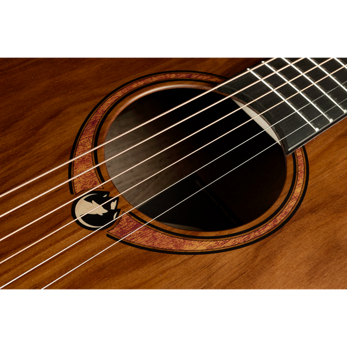 LAG Guitars Sauvage Auditorium Cutaway A/E - Natural