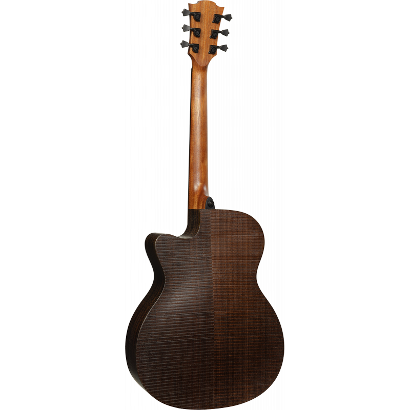 LAG Guitars Sauvage Auditorium Cutaway A/E - Natural