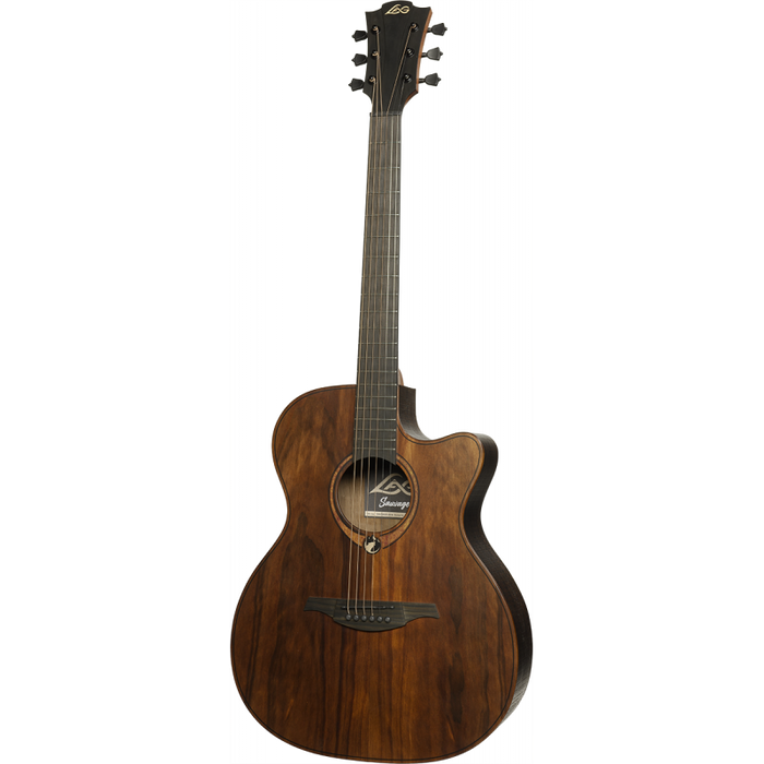 LAG Guitars Sauvage Auditorium Cutaway A/E - Natural