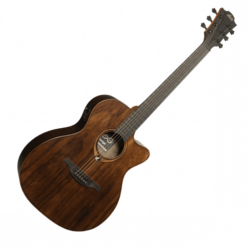 LAG Guitars Sauvage Auditorium Cutaway A/E - Natural