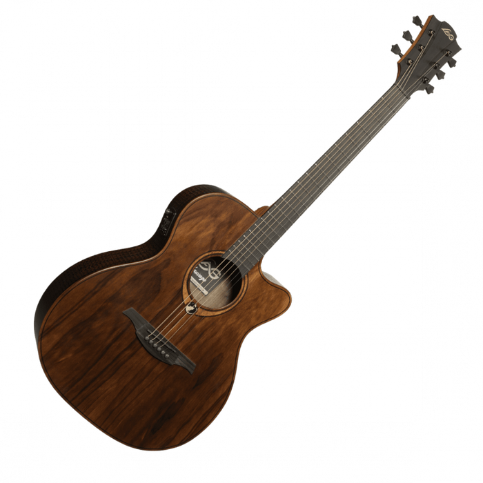 LAG Guitars Sauvage Auditorium Cutaway A/E - Natural