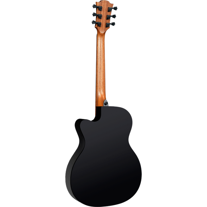 LAG Guitars Tramontane 118 Auditorium Slim Cutaway A/E - Black