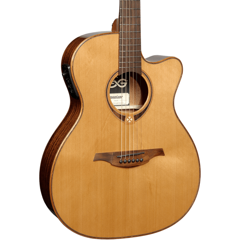 LAG Guitars Tramontane 118 Auditorium Slim Cutaway A/E - Natural