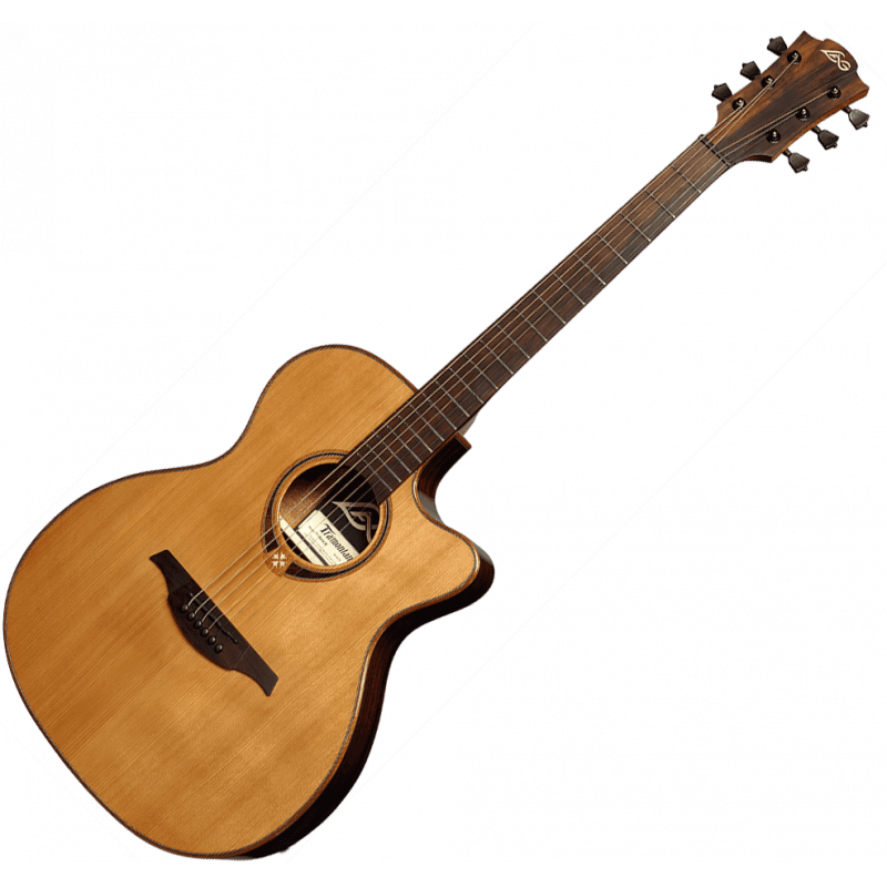 LAG Guitars Tramontane 118 Auditorium Slim Cutaway A/E - Natural