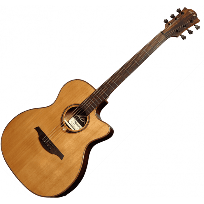LAG Guitars Tramontane 118 Auditorium Slim Cutaway A/E - Natural