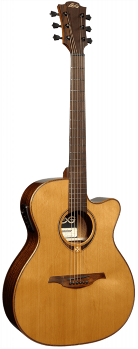 LAG Guitars Tramontane 118 Auditorium Slim Cutaway A/E - Natural