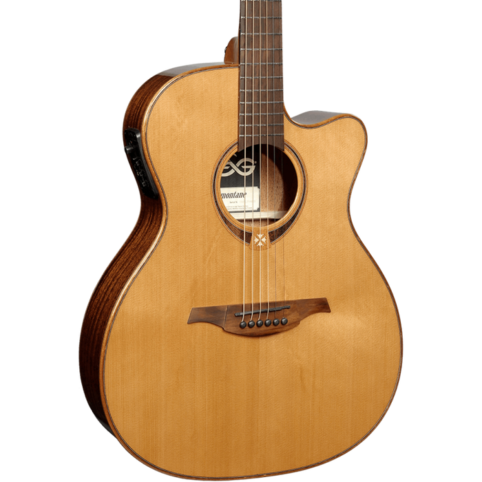 LAG Guitars Tramontane 118 Auditorium Slim Cutaway A/E - Natural