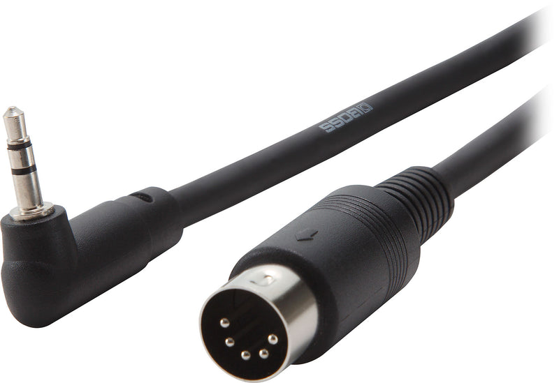Boss BMIDI-5-35 Type A MIDI to 3.5mm TRS Cable - 5ft