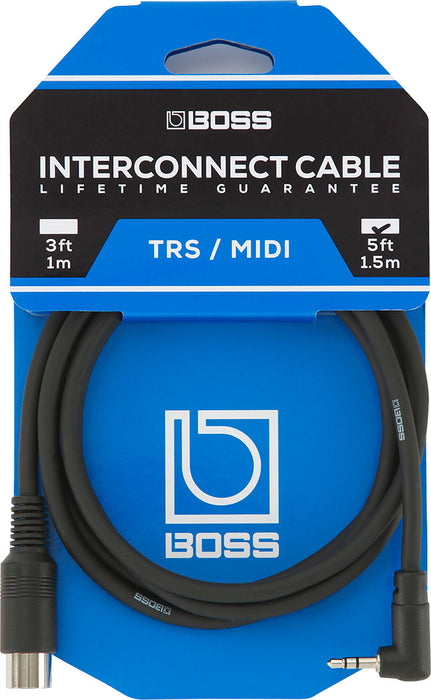 Boss BMIDI-5-35 Type A MIDI to 3.5mm TRS Cable - 5ft