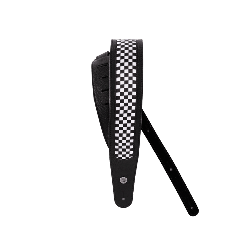 Daddario Hybrid Leather Guitar Strap - Shadows