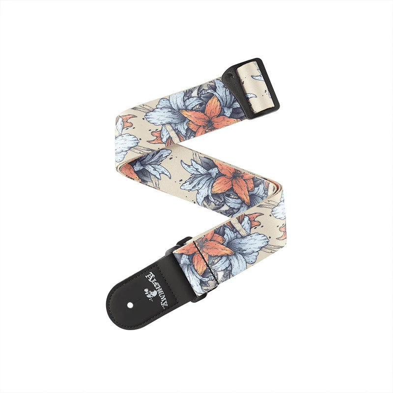D'Addario Alchemy Woven Guitar Strap - Death in Bloom