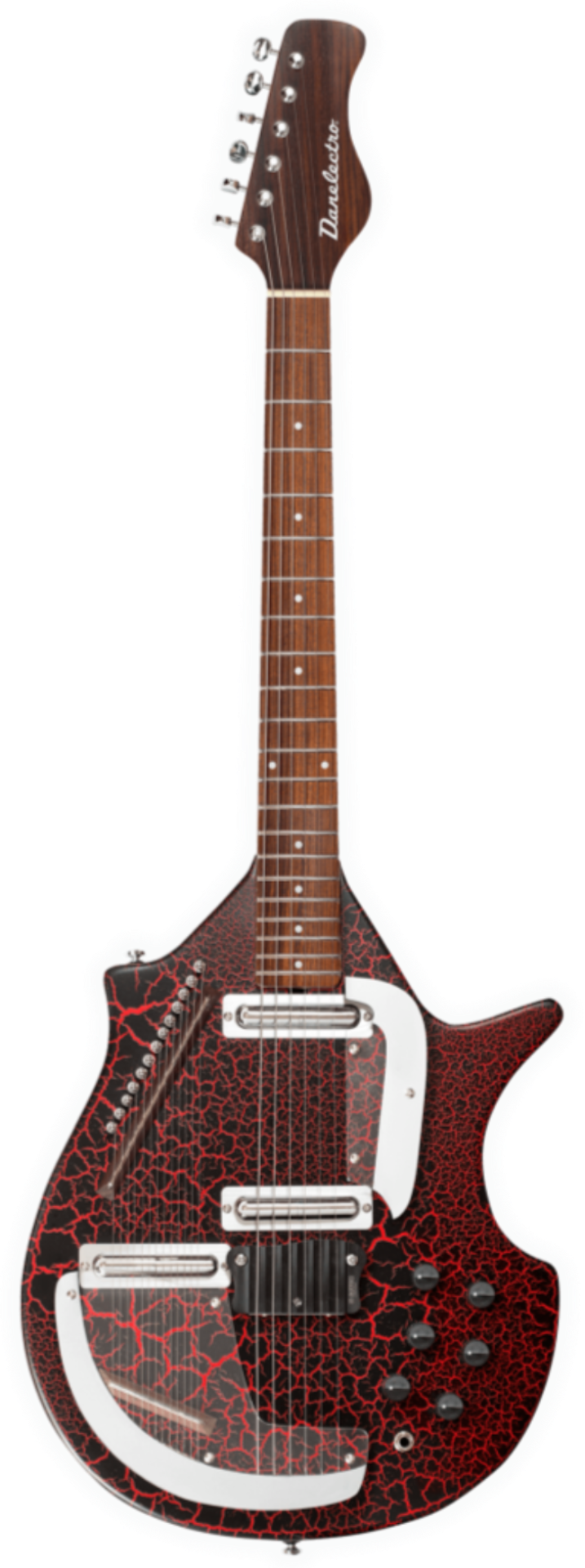 Danelectro Sitar - Red Crackle