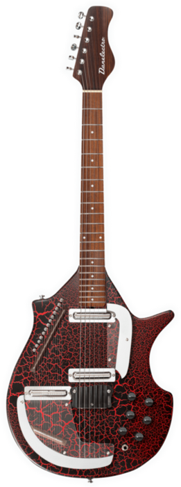 Danelectro Sitar - Red Crackle
